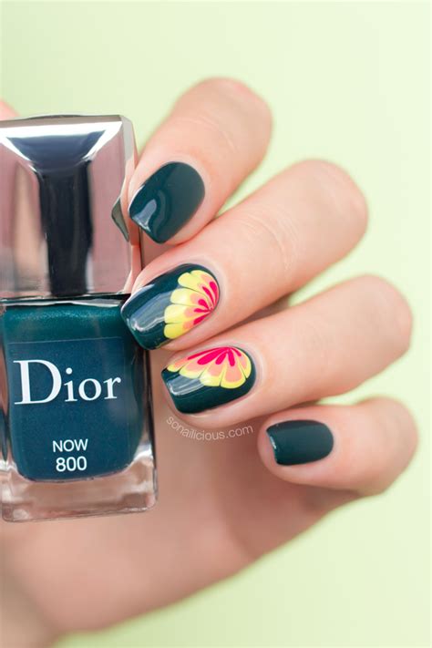 designer dior monogram nail